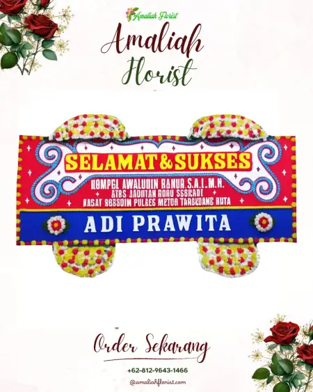 Papan Bunga Ucapan Selamat Haruai